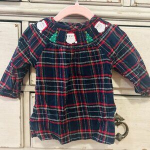 Smocked Santa Dress